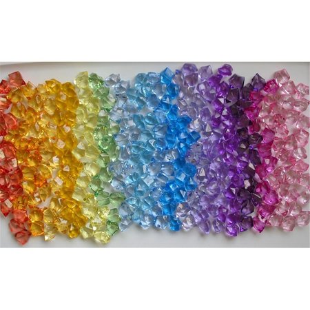 VISTA Clear Acrylic Rock, Medium - Purple VI2626645